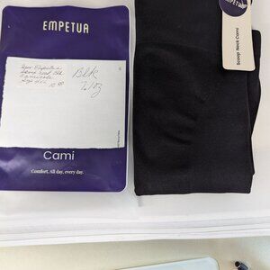 Empetua Scoop Neck Cami 4XL Black